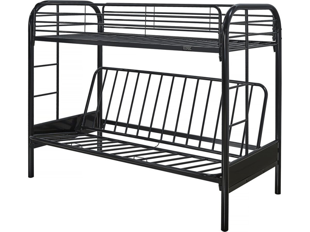 Lit mezzanine "POLO" - 90 x 190 cm - Noir
