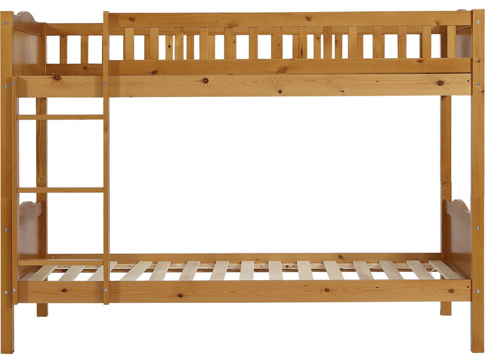 Lit superposé en bois "Gabriel" - 90 x 190 cm - Marron