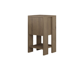 Table de chevet en bois "Ema" 30 x 30 x 55 cm - Hitit