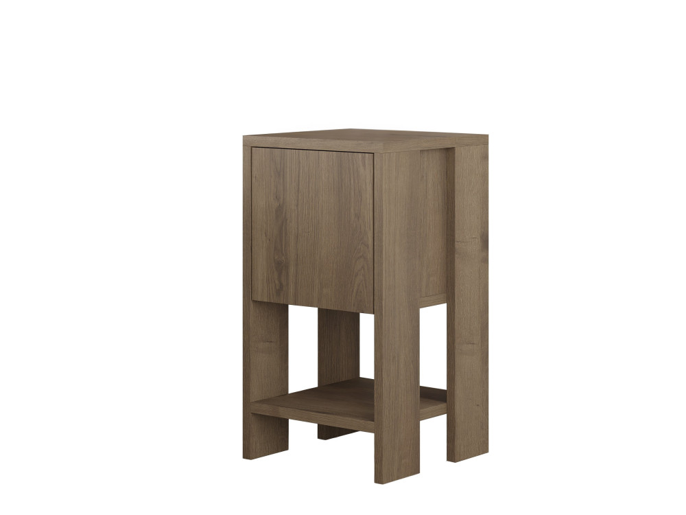 Table de chevet en bois "Ema" 30 x 30 x 55 cm - Hitit