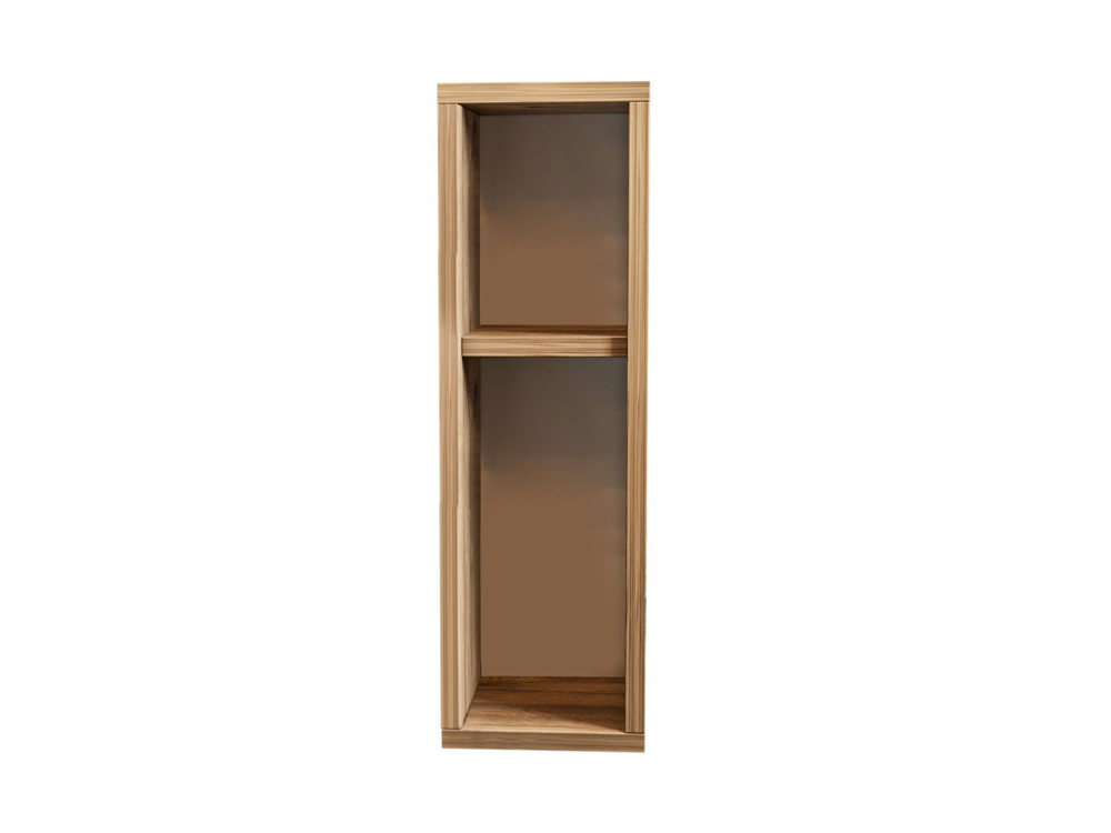 Table de chevet en bois "Turra" - 20 x 15 x 65 cm - Marron