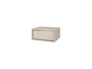 Table de chevet murale en bois "Eco" - 40 x 30 x 19 cm - Grès