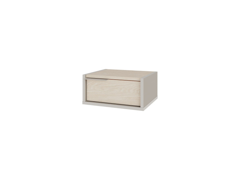 Table de chevet murale en bois "Eco" - 40 x 30 x 19 cm - Grès