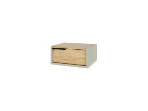 Table de chevet murale en bois "Eco" - 40 x 30 x 19 cm - Vert