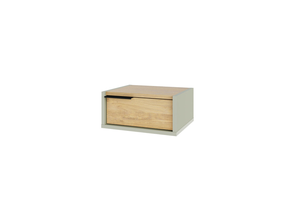 Table de chevet murale en bois "Eco" - 40 x 30 x 19 cm - Vert