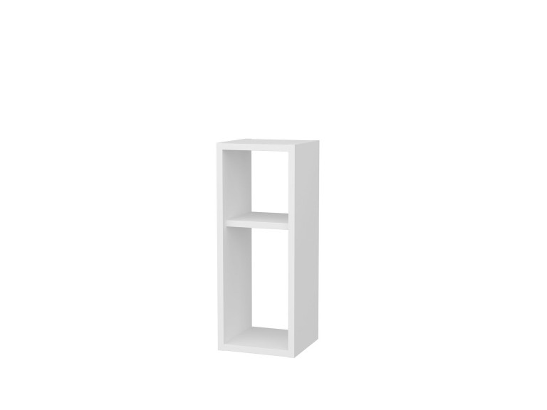 Table de chevet en bois "Sault" - 23 x 22 x 60 cm - Blanc