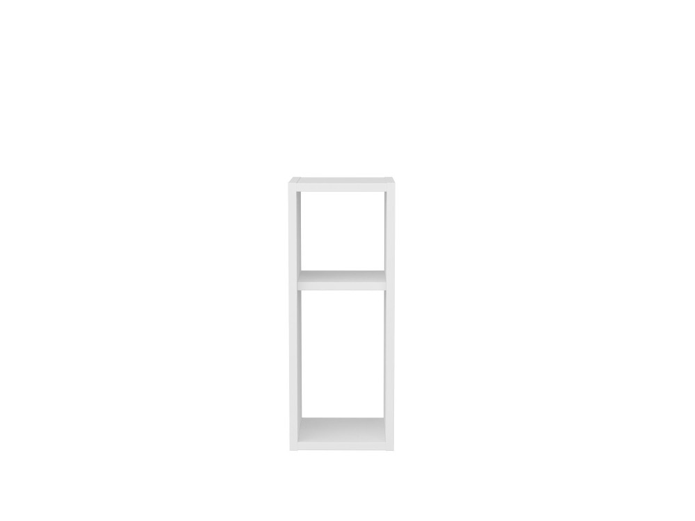 Table de chevet en bois "Sault" - 23 x 22 x 60 cm - Blanc