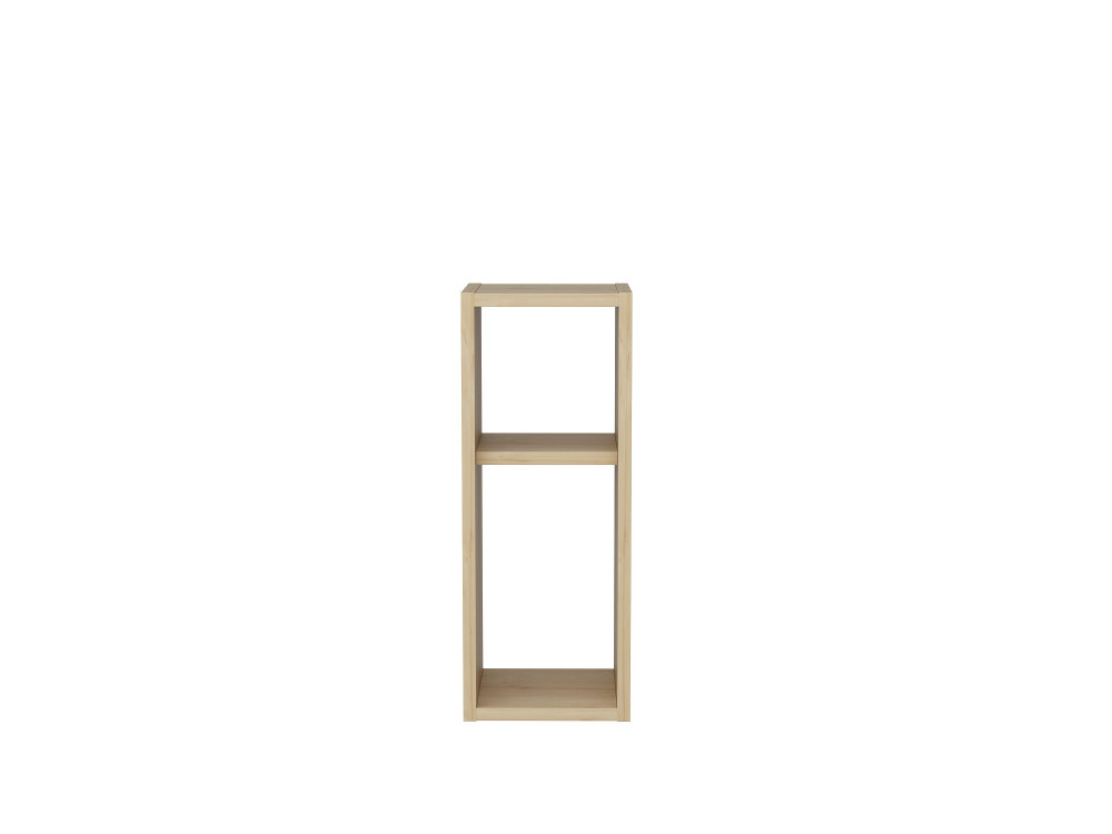 Table de chevet en bois "Sault" - 23 x 22 x 60 cm - Beige