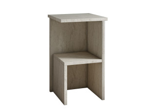 Table de chevet en bois "Carter" 29,6 x 29,6 x 49,4 cm - Anthracite
