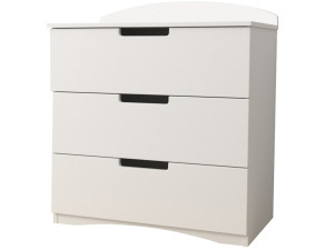 Commode pour enfants "Classic" - 80,5 x 80 x 41 cm - Blanc