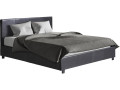 Lit double avec coffre "Carla" - 140 x 190 cm - Noir - Noir