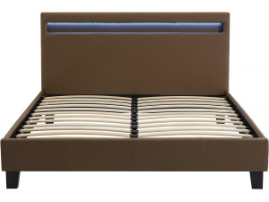 Lit LED "Maria" - 140 x 190 cm - Taupe