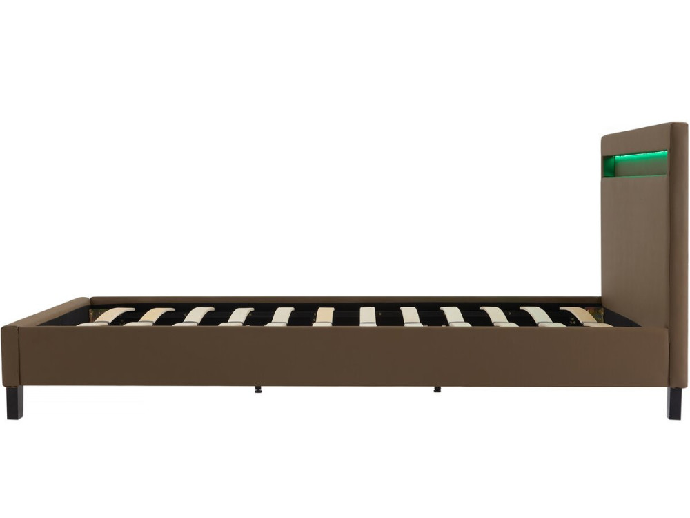 Lit LED "Maria" - 140 x 190 cm - Taupe