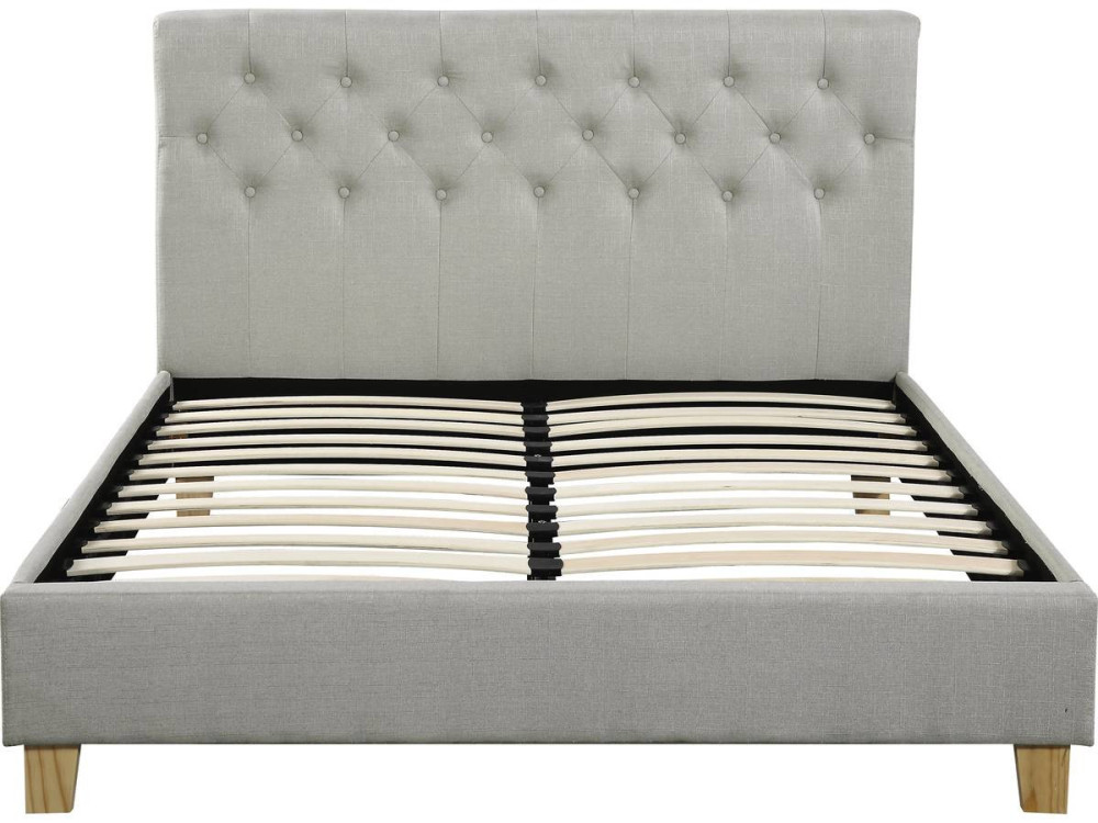 Lit "Emmy" - 160 x 200 cm - Beige