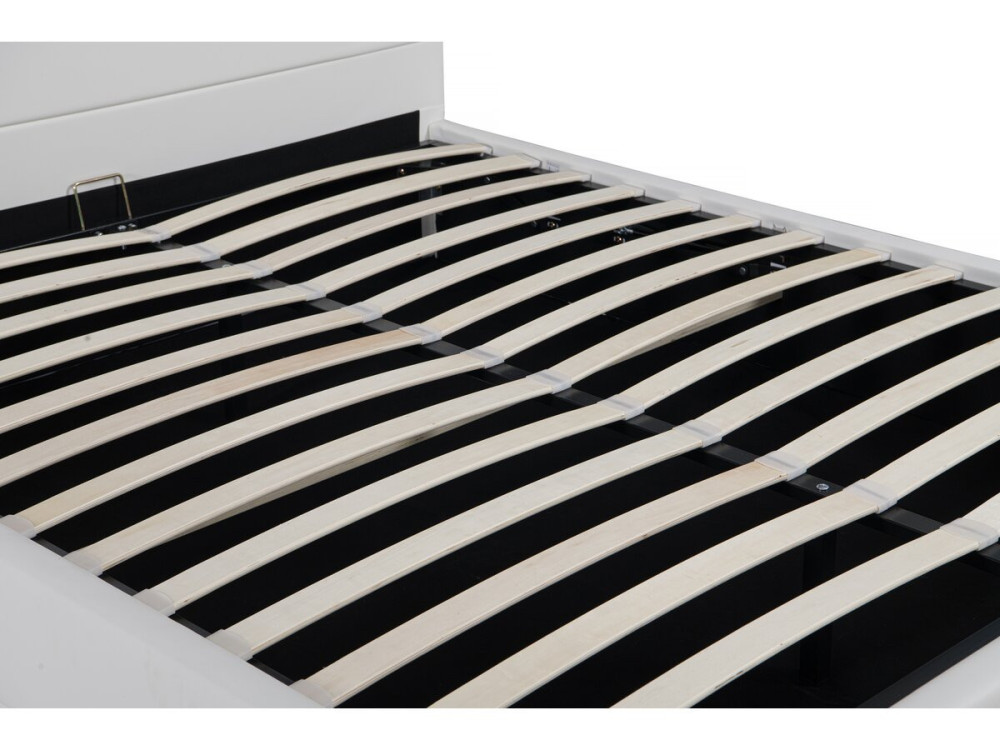 Lit LED avec coffre "Anastasia" - 160 x 200 cm - Blanc