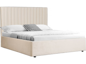 Lit avec coffre "Mia" - 140 x 190 cm - Beige