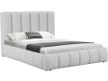 Lit avec coffre "Annie" 160 x 200 cm - Beige - Blanc