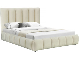 Lit avec coffre "Annie" 180 x 200 cm - Beige