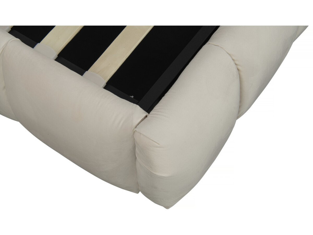Lit avec coffre "Annie" 160 x 200 cm - Beige