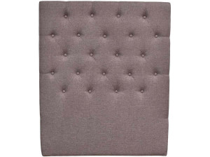 Tête de lit capitonnée "Déco" - 99 cm - Taupe - En tissu