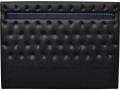 Tête de lit "Déco" LED - 99 cm - Blanc - Noir