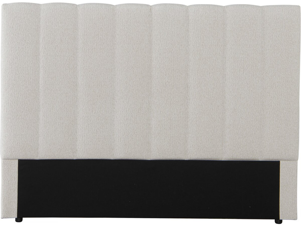 Tête de lit en tissu texturé "Val Thorens" - Beige - 140 cm