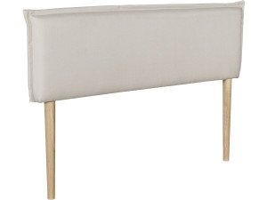 Tête de lit "Jessica" en lin - 160 cm - Beige