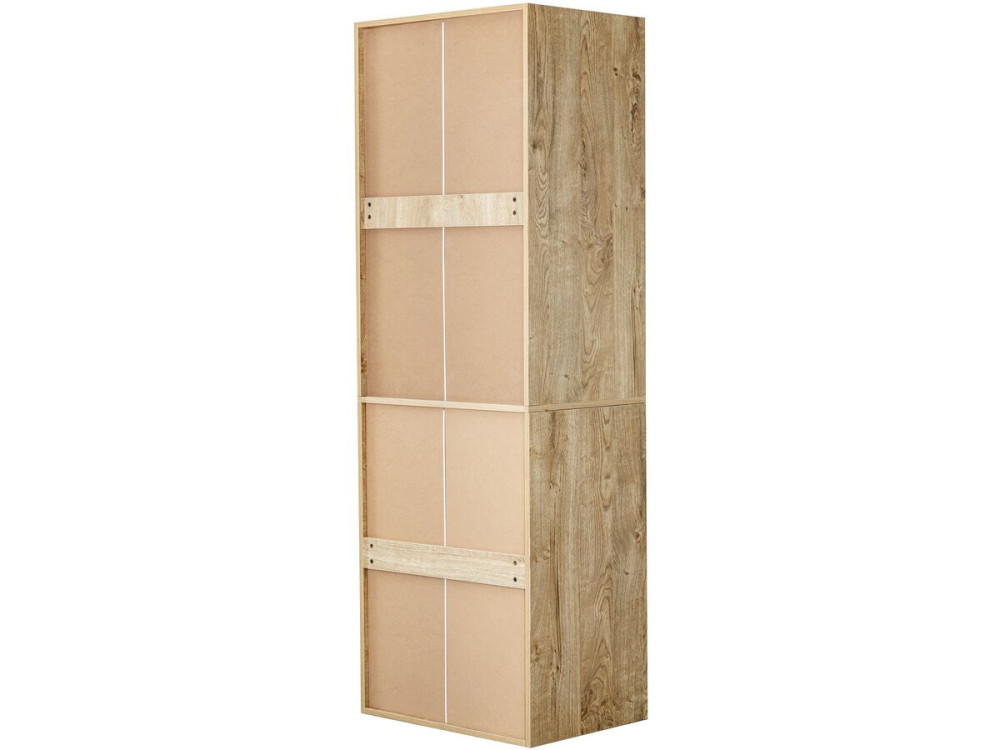 Armoire avec penderie et porte-pantalons "Opéra" - 60 x 45 x 180 cm - Beige