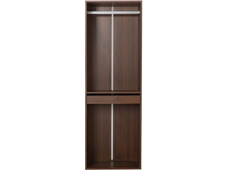 Armoire avec penderie "Opéra" - 60 x 45 x 180 cm - Marron