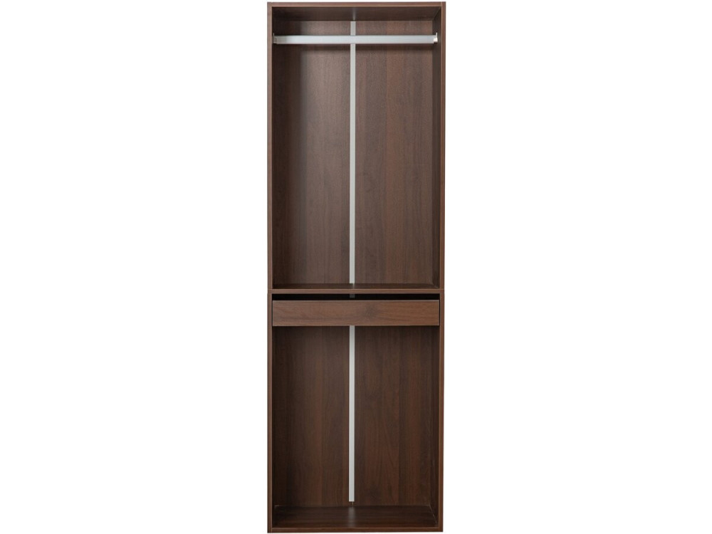 Armoire avec penderie "Opéra" - 60 x 45 x 180 cm - Marron