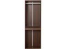 Armoire avec penderie "Opéra" - 60 x 45 x 180 cm - Marron