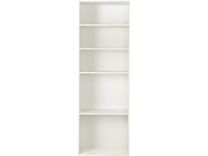 Armoire avec 5 étagères "Opéra" - 60 x 45 x 180 cm - Blanc