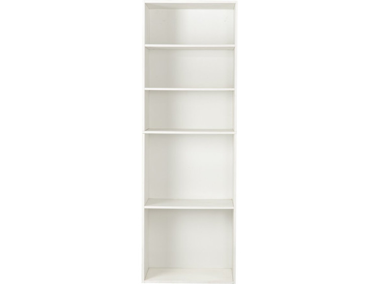 Armoire avec 5 étagères "Opéra" - 60 x 45 x 180 cm - Blanc