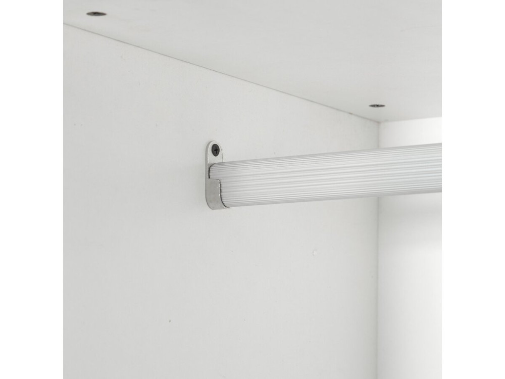 Armoire avec 4 tiroirs et 1 penderie "Opéra" - 80 x 45 x 180 cm - Blanc