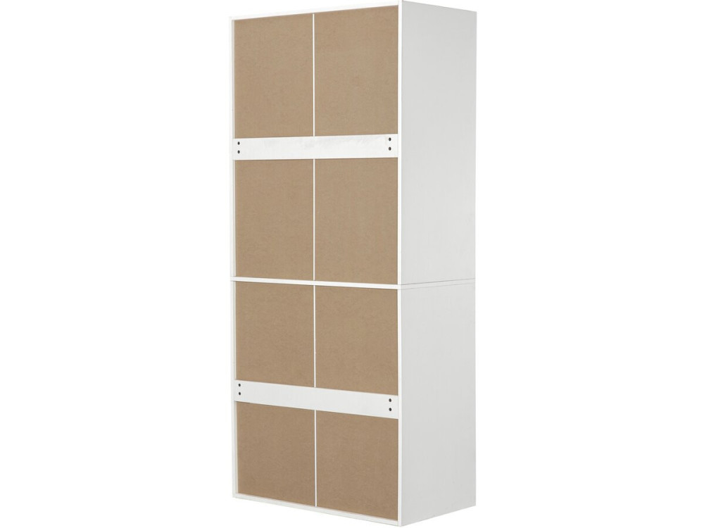 Kit dressing " Opéra " modulable - 2 éléments - Blanc