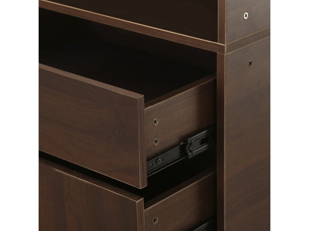 Kit dressing " Opéra " modulable - 2 éléments - Marron