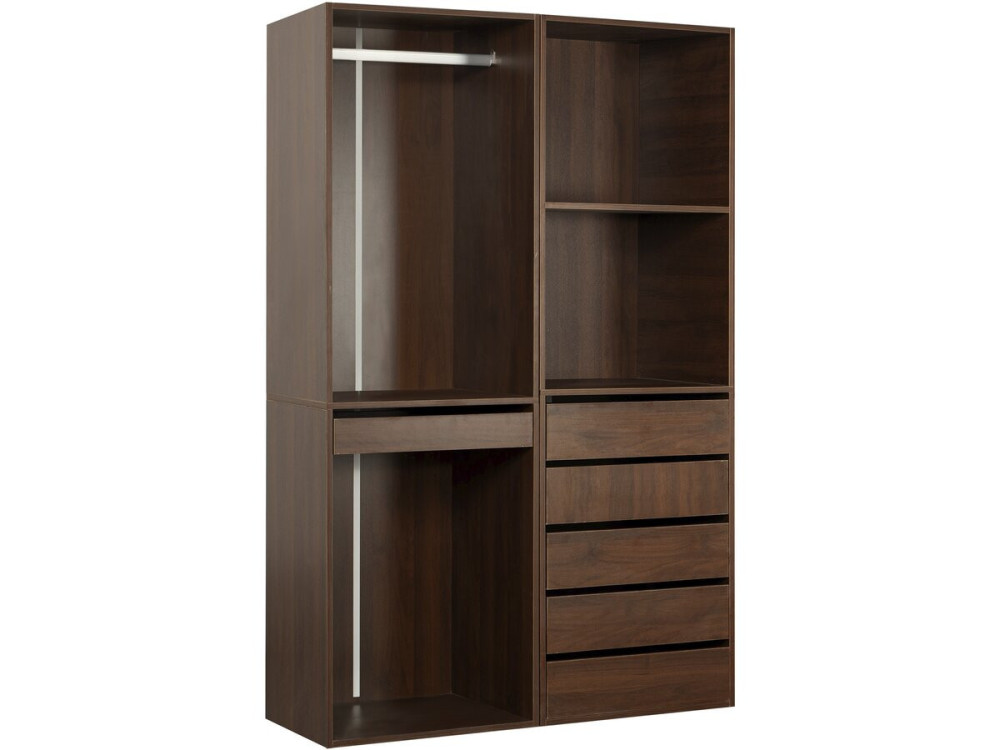 Kit dressing " Opéra " modulable - 2 éléments - Marron