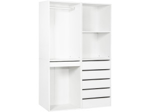 Kit dressing " Opéra " modulable - 2 éléments - Blanc