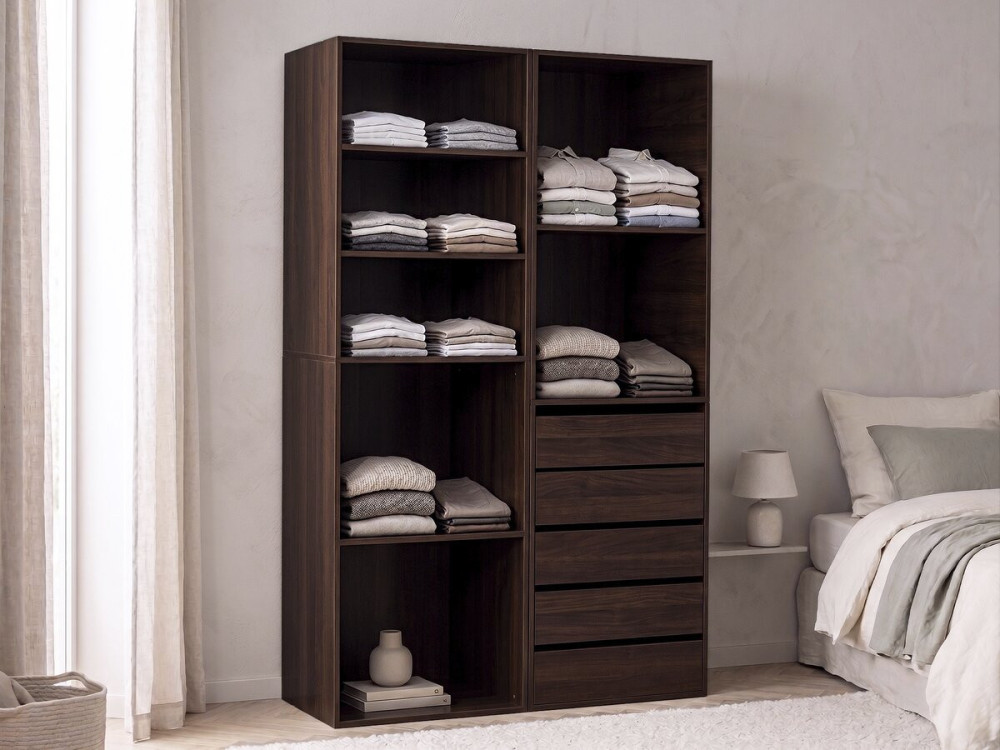 Kit dressing " Opéra " modulable - 2 éléments - Marron