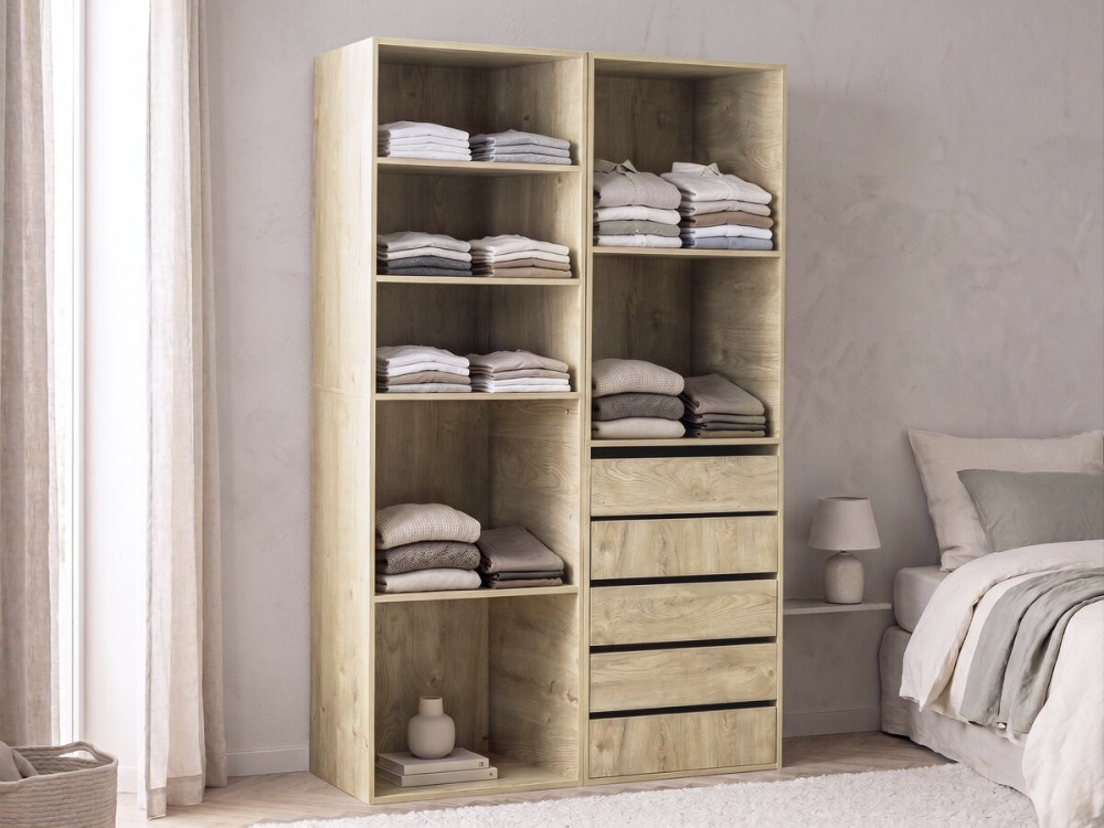 Kit dressing " Opéra " modulable - 2 éléments - Beige