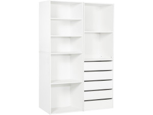 Kit dressing " Opéra " modulable - 2 éléments - Blanc