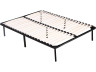 Cadre à lattes + pieds pour matelas de 140 x 190 cm - 20 lattes