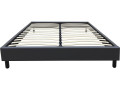 Sommier "Andy" - 160 x 200 cm - PVC - Gris anthracite - Anthracite