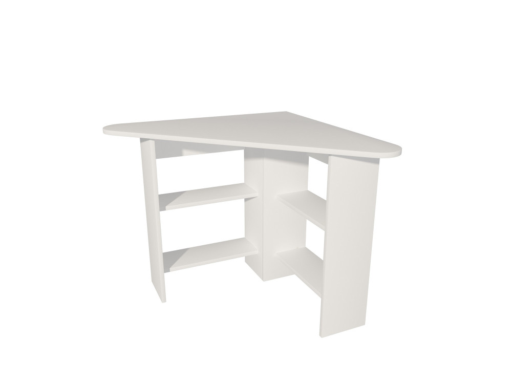Bureau en bois "Corner " - 80 x 80 x 73 cm - Blanc