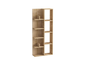 Bibliothèque en bois "Lily" - 60 x 18 x 150 cm - Chêne