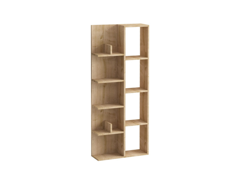 Bibliothèque en bois "Lily" - 60 x 18 x 150 cm - Chêne