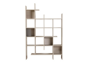 Bibliothèque en bois "Manco" - 122 x 25 x 188 cm - Grès