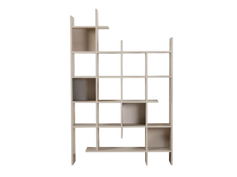 Bibliothèque en bois "Manco" - 122 x 25 x 188 cm - Grès