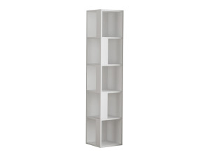 Bibliothèque en bois "Piano" - 34 x 34 x 161 cm - Blanc