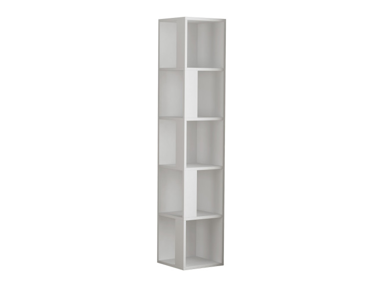 Bibliothèque en bois "Piano" - 34 x 34 x 161 cm - Blanc